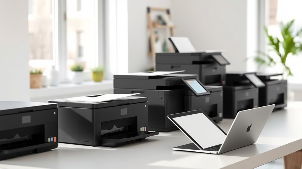 top black white chromebook printers