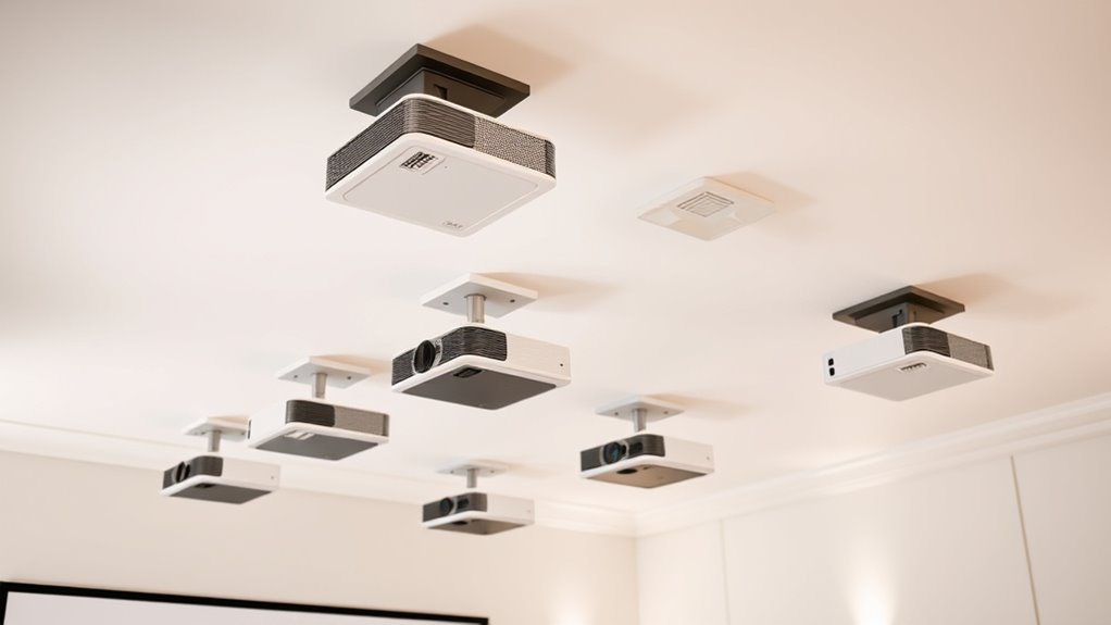 top ceiling projector mounts