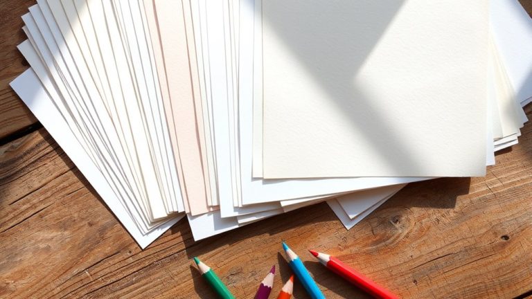 top colored pencil paper