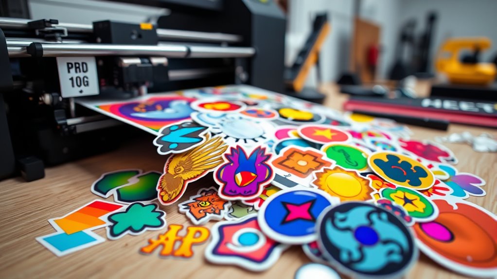 top custom sticker printers