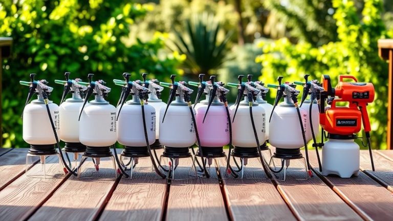 top deck stain sprayers