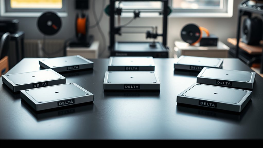 top delta 3d heated beds