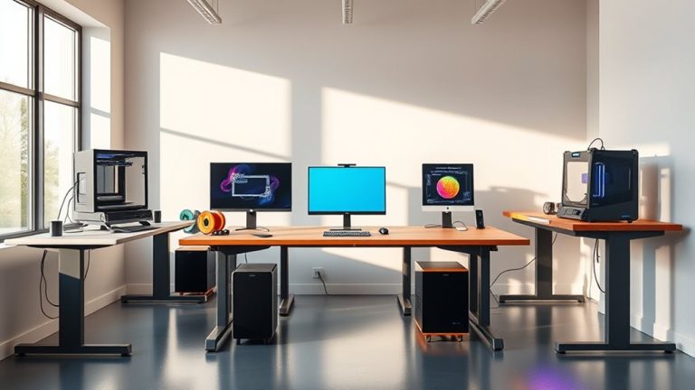 top desks for tech setups