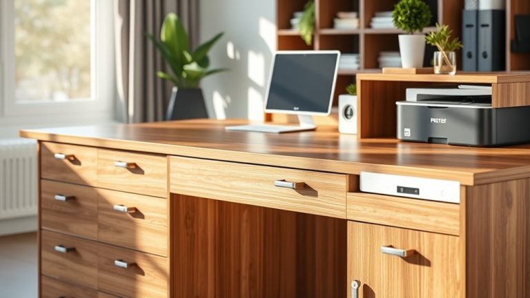 top desks with storage