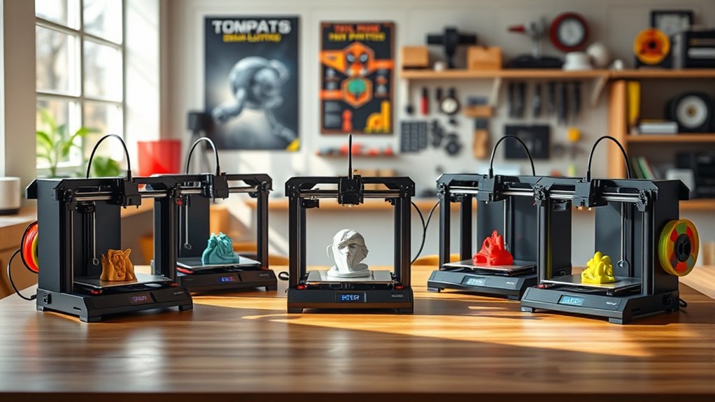 top dual extruder 3d printers
