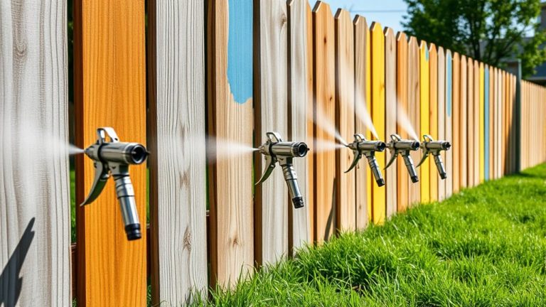 top fence painting sprayers