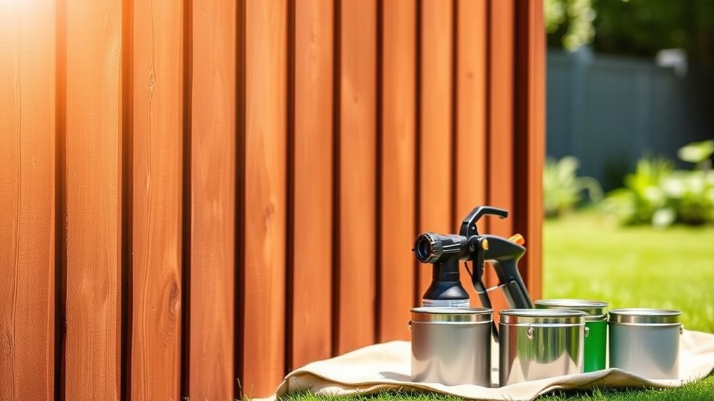 top fence paints for sprayers