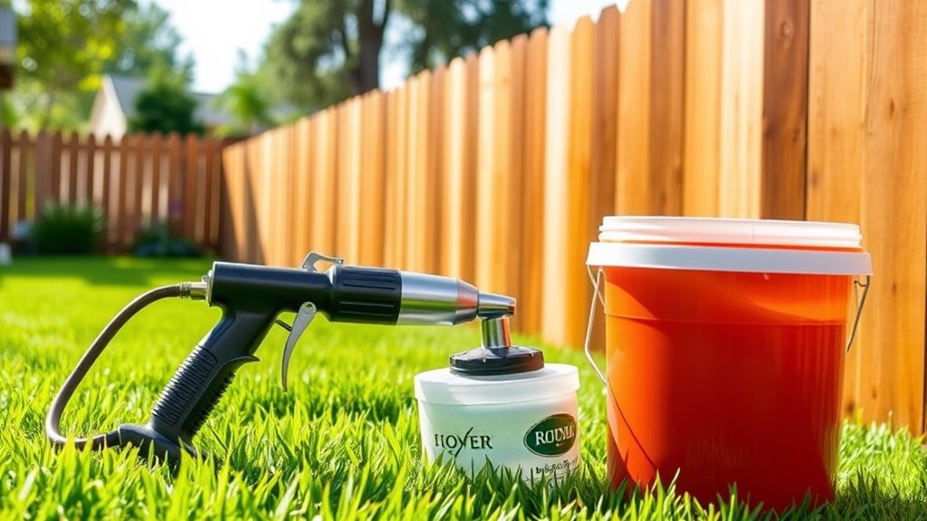 top fence staining sprayers