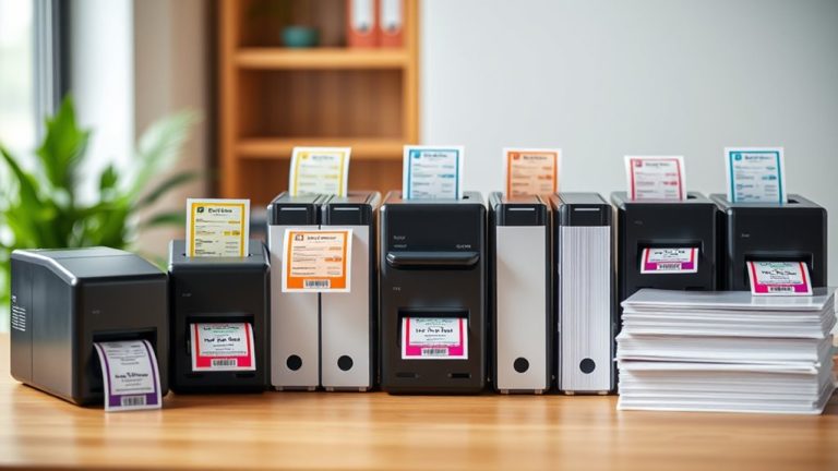 top file folder label printers