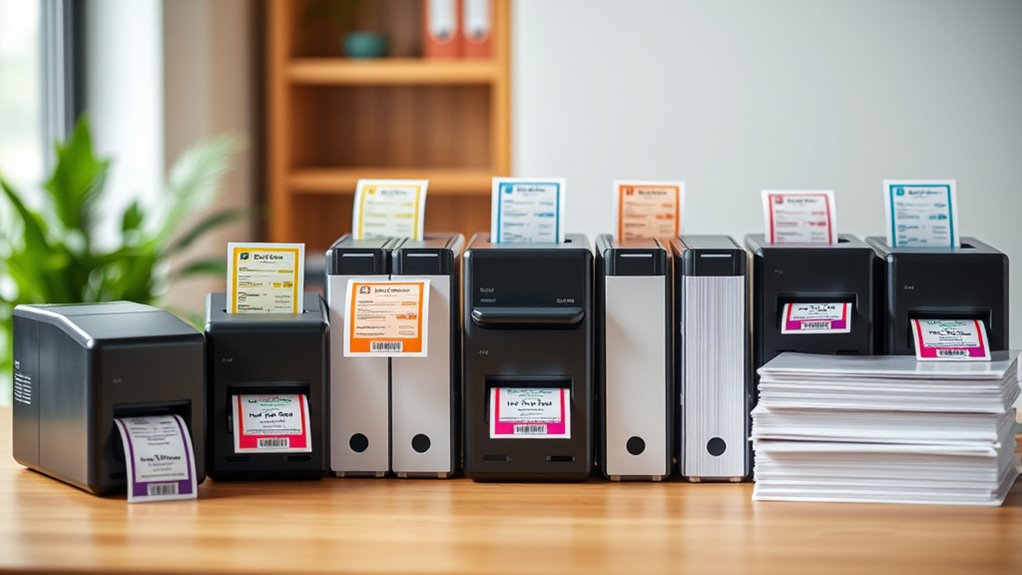 top file folder label printers