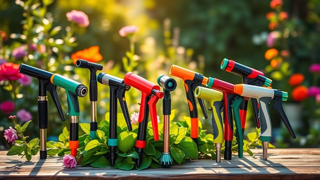 top garden sprayer wands