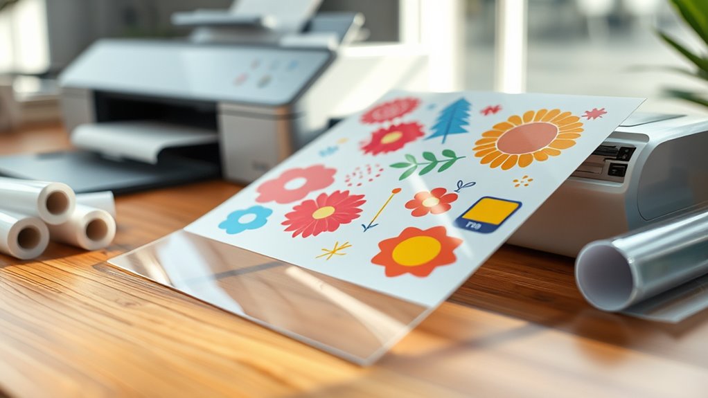 top inkjet clear sticker papers
