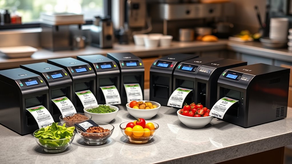 top kitchen food label printers