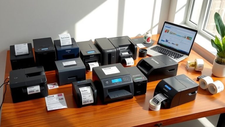 top label printers for mercari