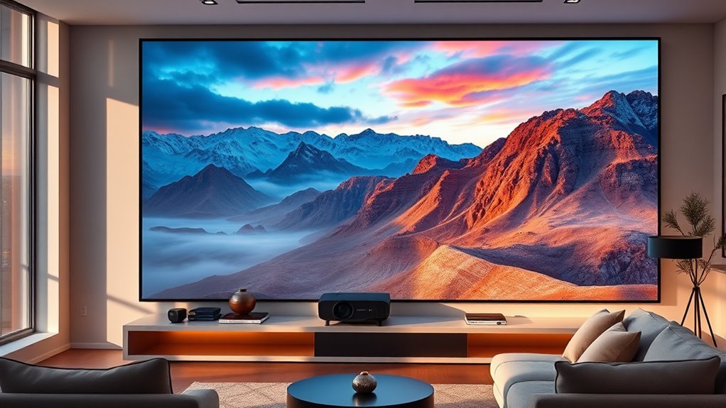 top large screen projectors