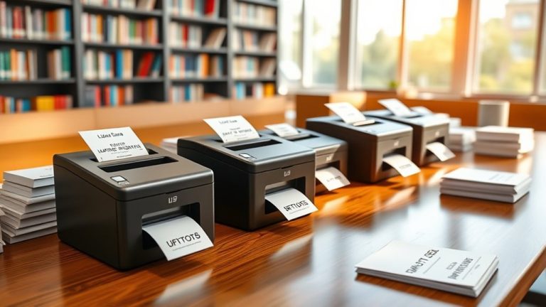 top library label printer picks