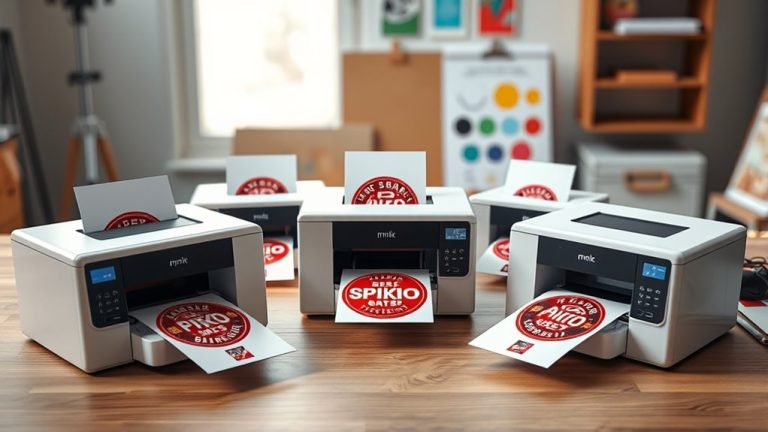 top logo sticker printers