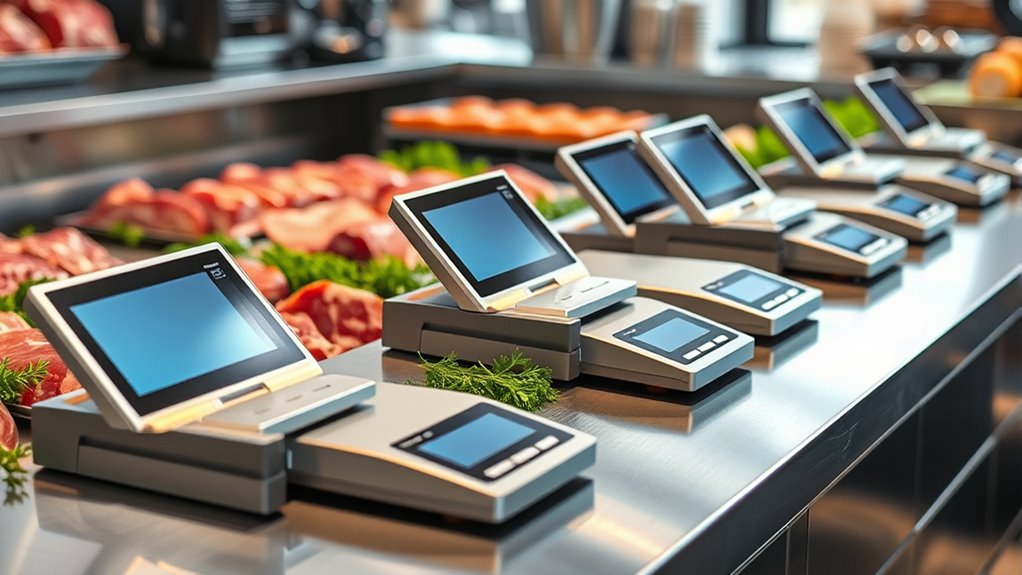 top meat scales with printing