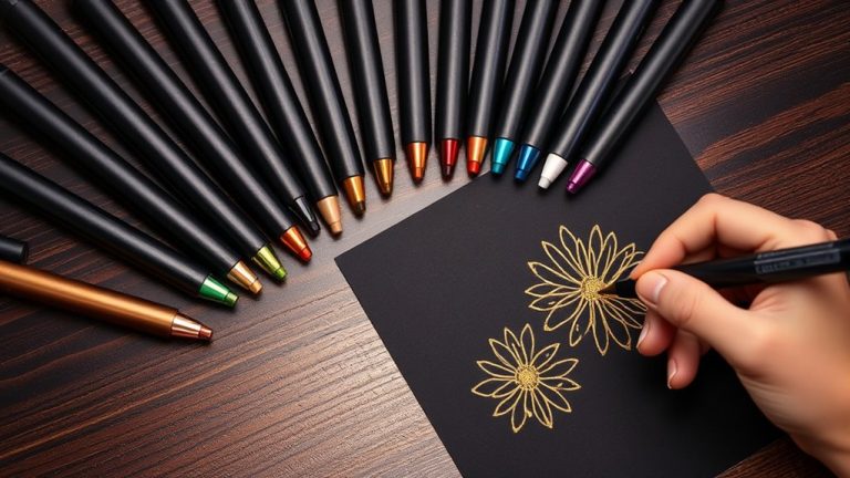 top metallic markers for art