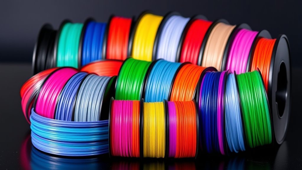 top multicolor 3d filaments