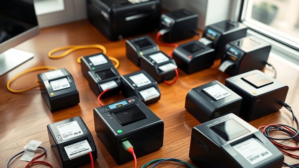 top network cable label printers