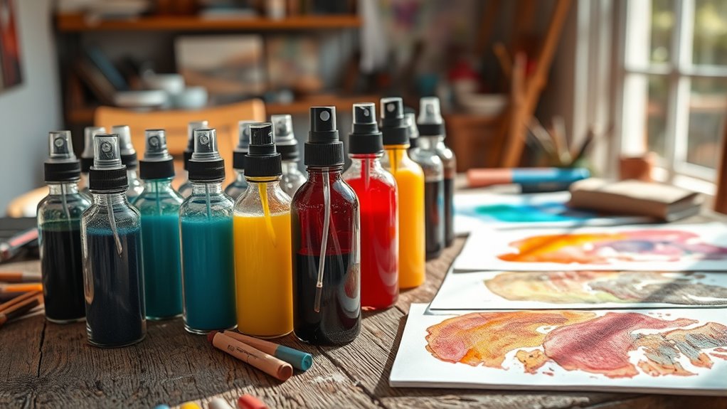 top oil pastel fixatives