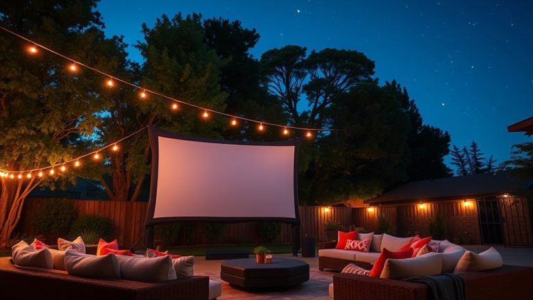 top outdoor projector screens