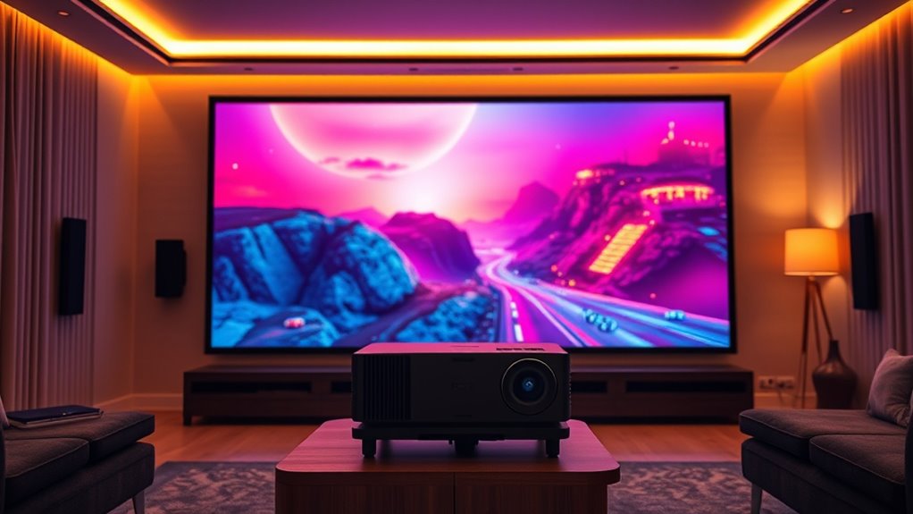 top projectors for large screens