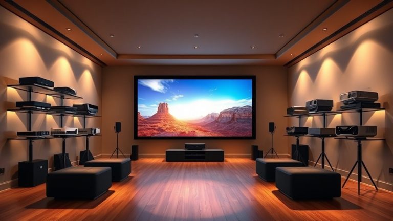 top projectors for large screens