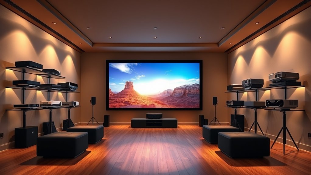 top projectors for large screens