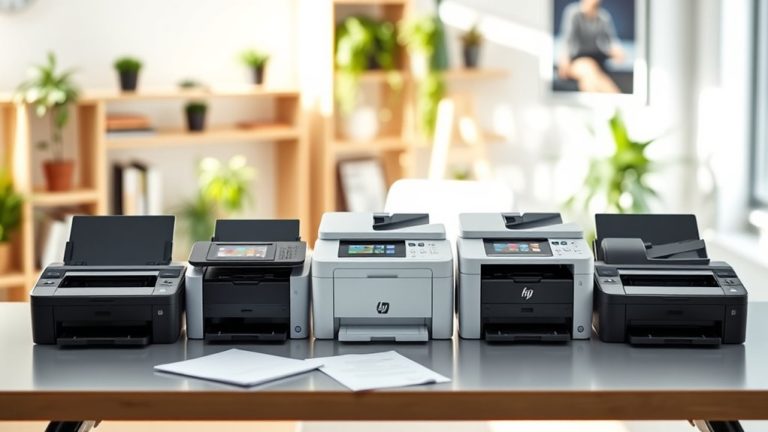top space saving scanner printers