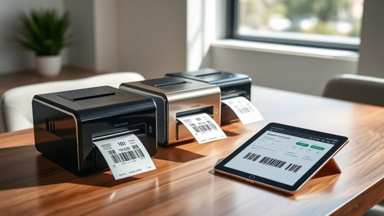 top square barcode printers