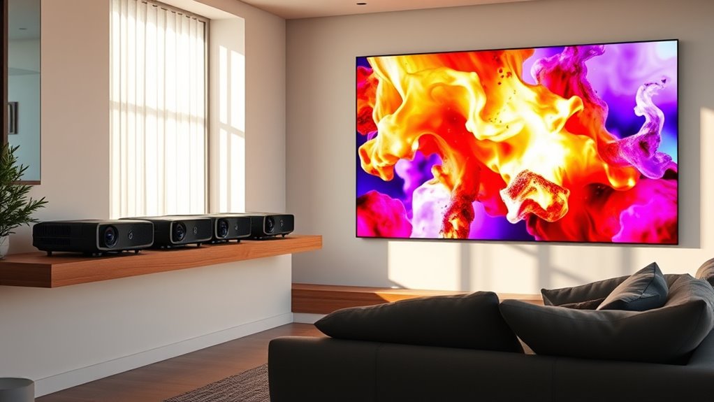 top ultra short throw 4k projectors