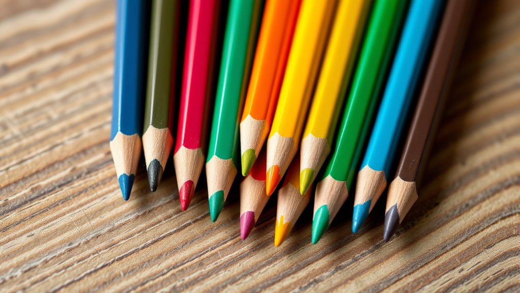 top vibrant shading pencils