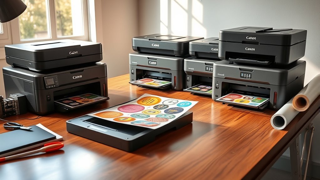 top vinyl sticker canon printers