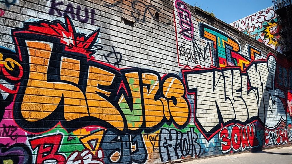 urban artistic expression blending techniques