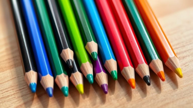 vibrant smooth blending pencils