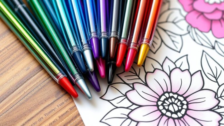 vibrant smooth coloring pens