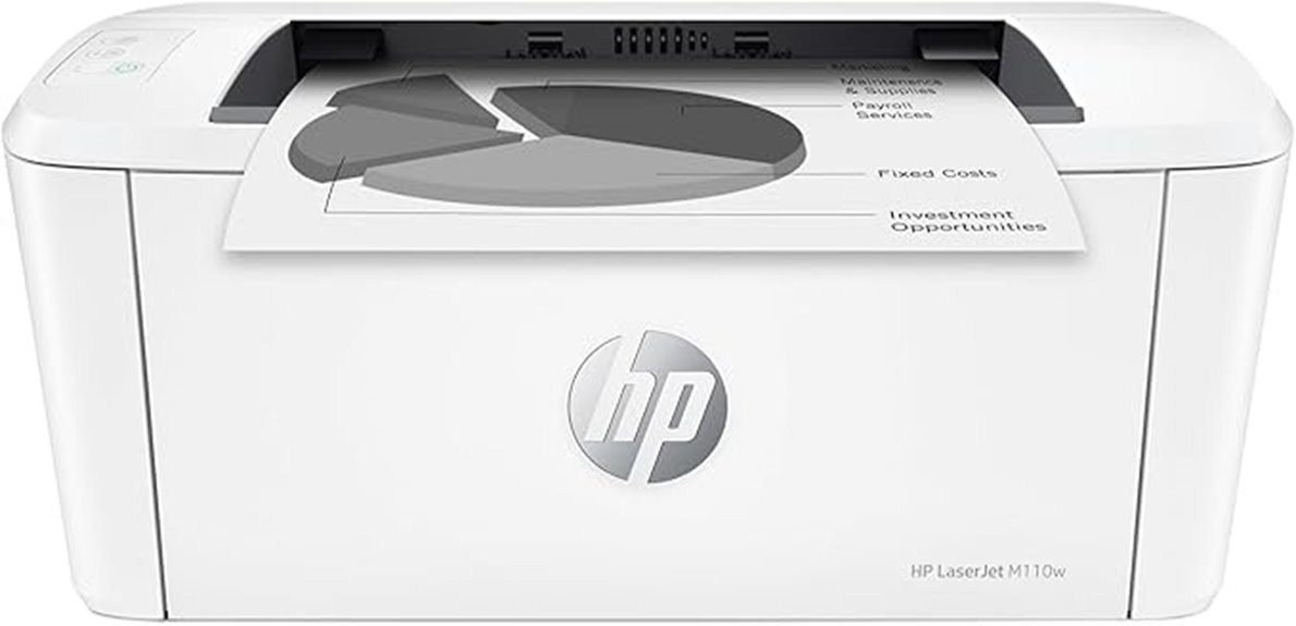 wireless black white printer