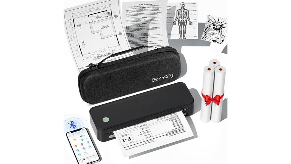 wireless portable thermal printer