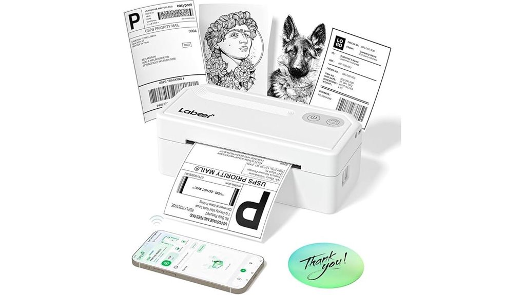 wireless thermal label printer