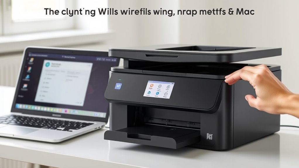 add wireless printer easily