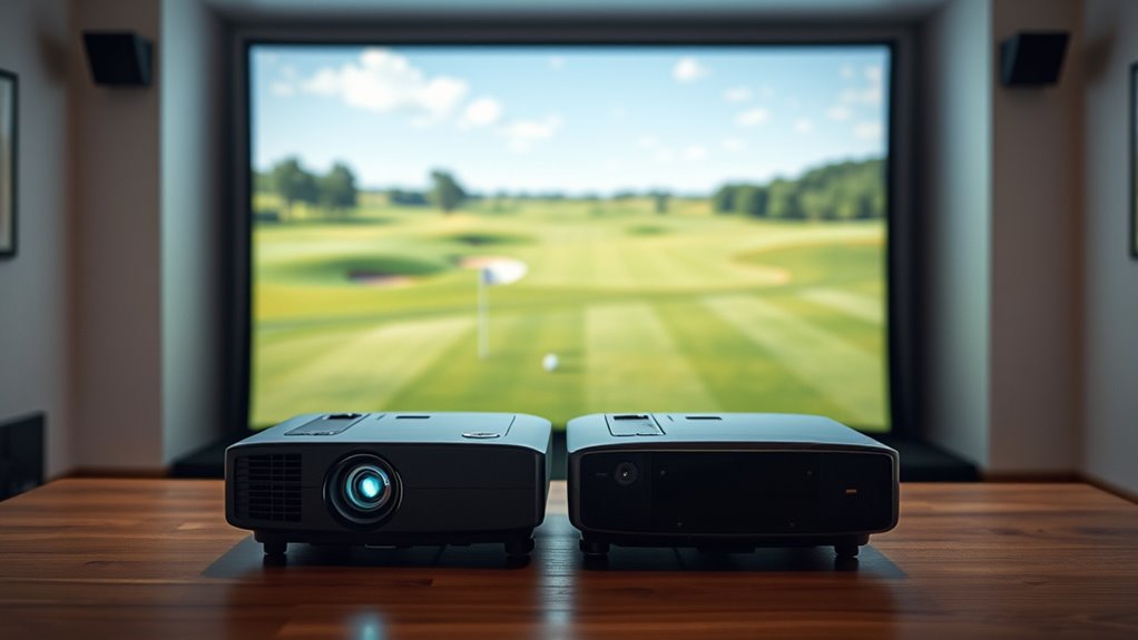 affordable golf simulator projectors