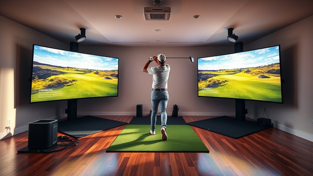 affordable golf simulator projectors