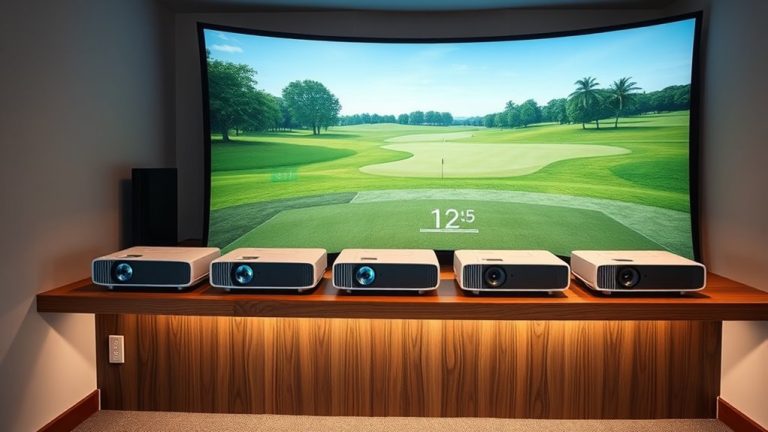 affordable golf simulator projectors