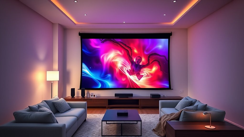affordable high quality projection screens