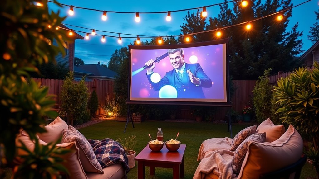 affordable outdoor movie projectors