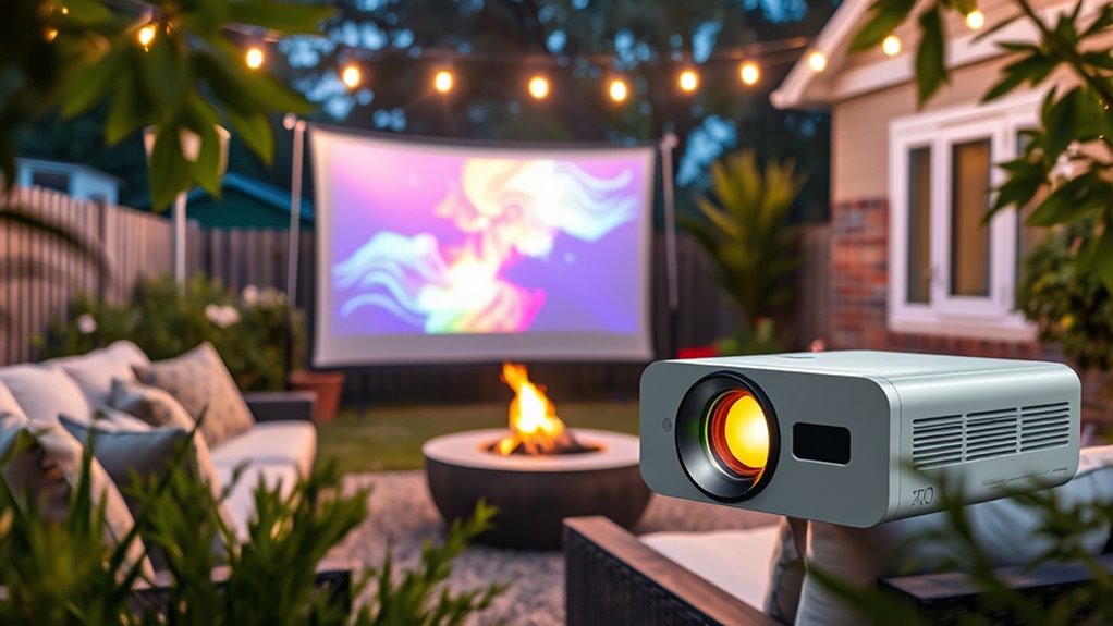 affordable outdoor projector options