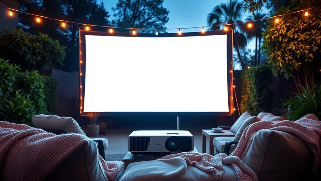 affordable outdoor projector options