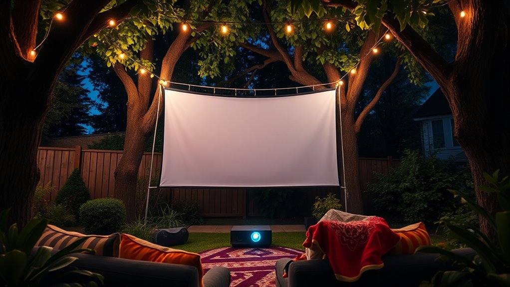 affordable outdoor projector options